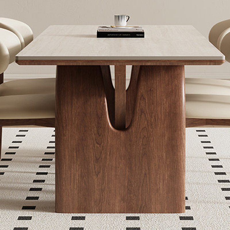 Ensembles de table de salle à manger haut de gamme de luxe, 5 Pieces: Table, 4 Chairs, 29.52" H x 70.86" W x 31.49" D