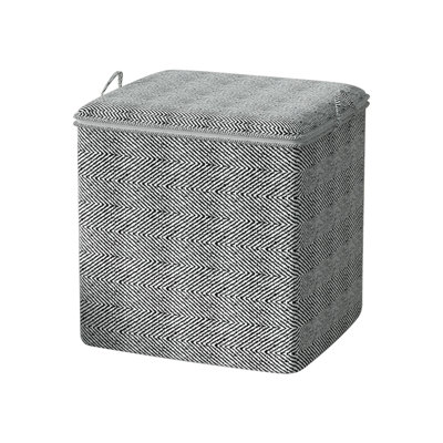  Large Capacity Storage Bins with Lids & Reinforced Handles, Foldable Closet Organizers and Storage, Clothes Storage Basket Containers for Clothing, Sweater, Comforter, Bedding