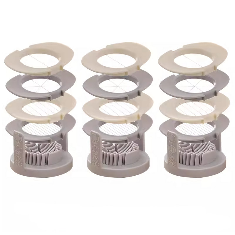 3 Pcs Multi-Function Egg Slicer For Home Use