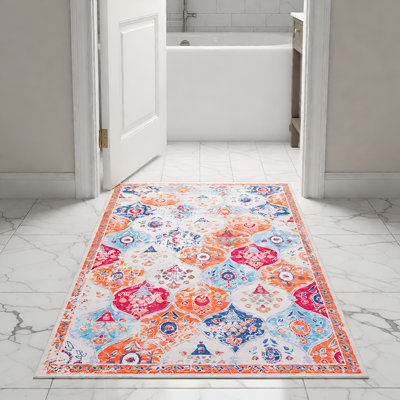 MAVAL Cream Washable Adrienna Runner Adrienna