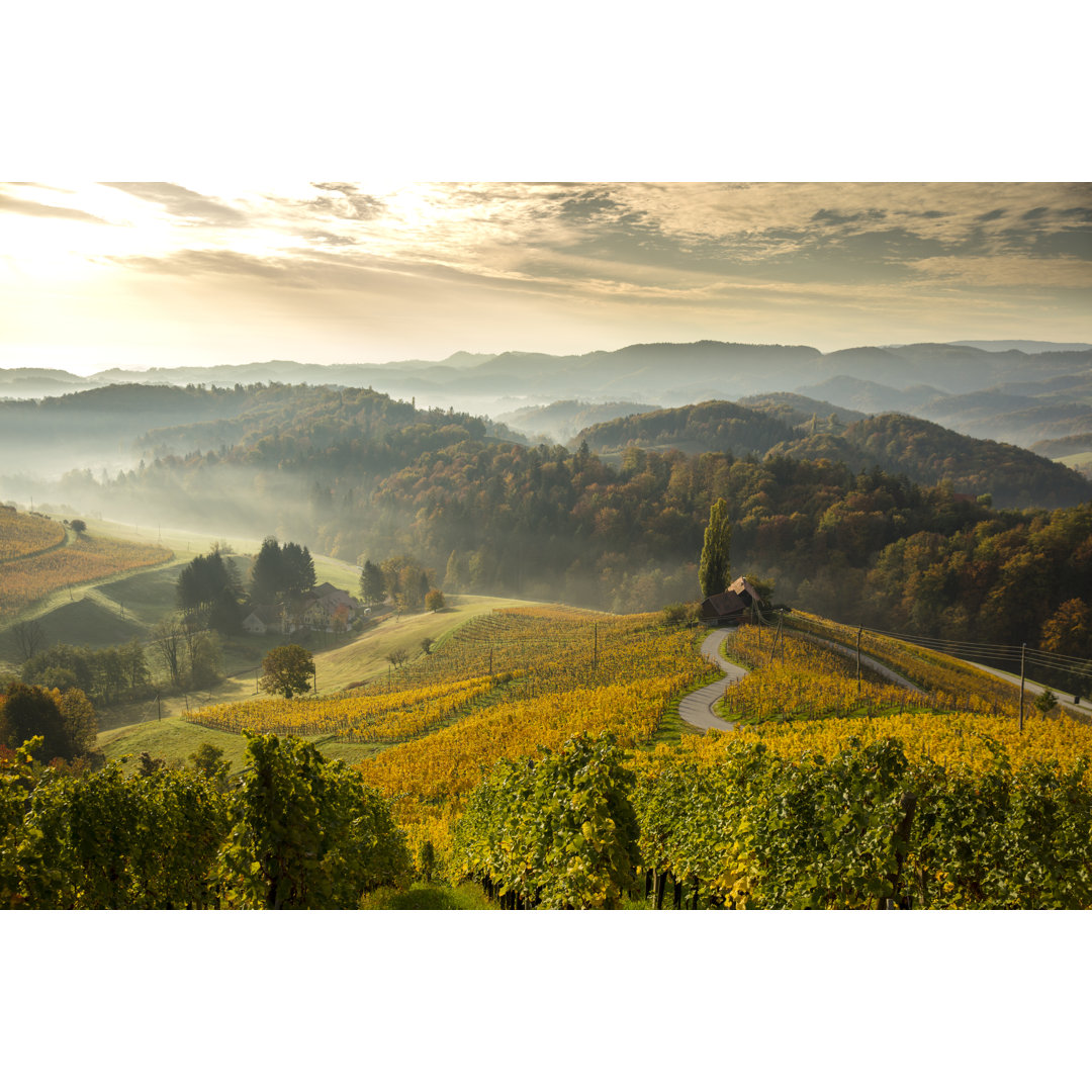 View Of Green Mountains von SimonSkafar - Leinwanddrucke auf Leinwand