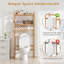 Bamboo Freestanding Over The Toilet Storage