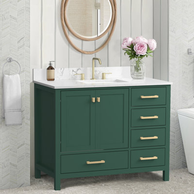 Stemple 42" Bathroom Vanity With Single Sink