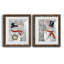 «Let It Snow Snowman», ensemble de 2 reproductions d'art textuel-1016245519-1016245518-1016245516