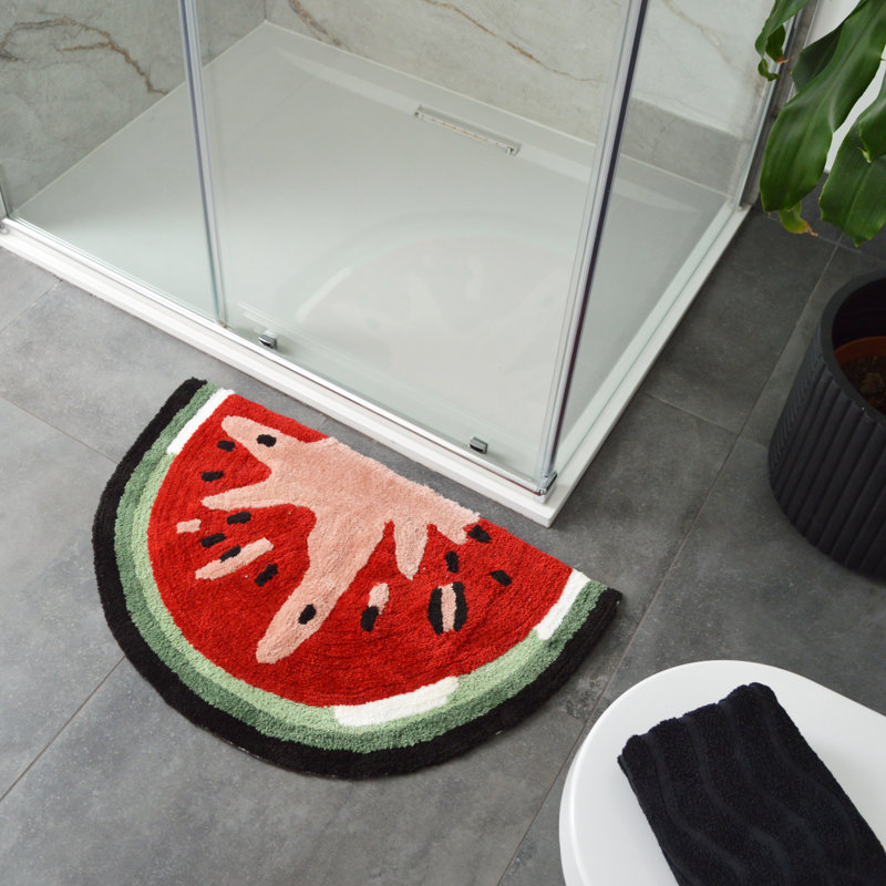 Cotton Blend Non-Slip Bath Mat