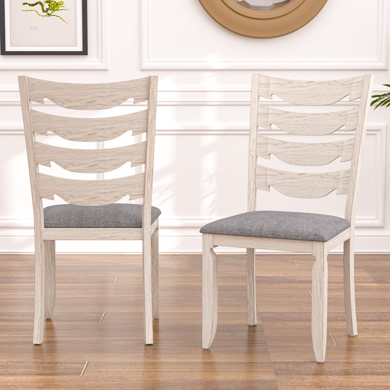 Ensemble de 2 chaises de salle à manger en bois Ilarrold