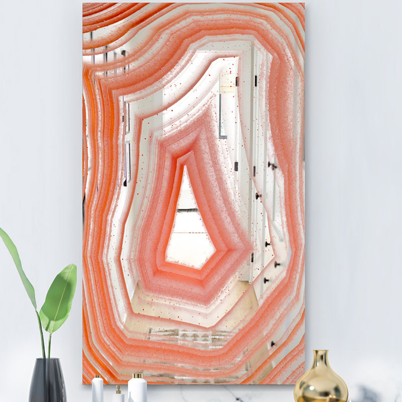 Miroir mural sans cadre geode 2 modern, H 39,4 po x l 29,5 po