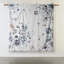 Édredon 8 pièces en coton imprimé - bleu pour grand couvre-lit, avec imprimé floral, comprend 1 édredon, 2 taies décoratives européennes, 3 coussins décoratifs, jupe de lit, grand style lavable à la machine-124314935-124314938