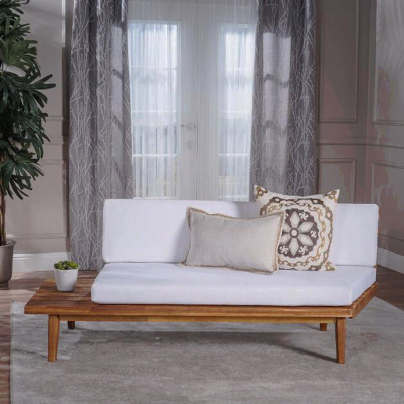 2 Seater  Sofa-Left Side, White