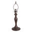 Lampe de table cabosse rose 23 po