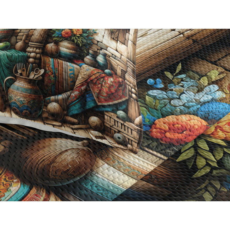 Polyester Coverlet, Queen Coverlet + 2 Standard Shams