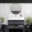Ensemble de meuble-lavabo simple mural 48 po Azden-2010540903
