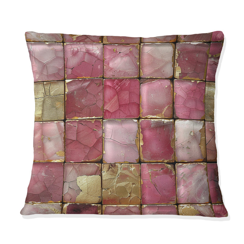 Coussin décoratif Glam Mid-Century, H 16 po x l 16 po