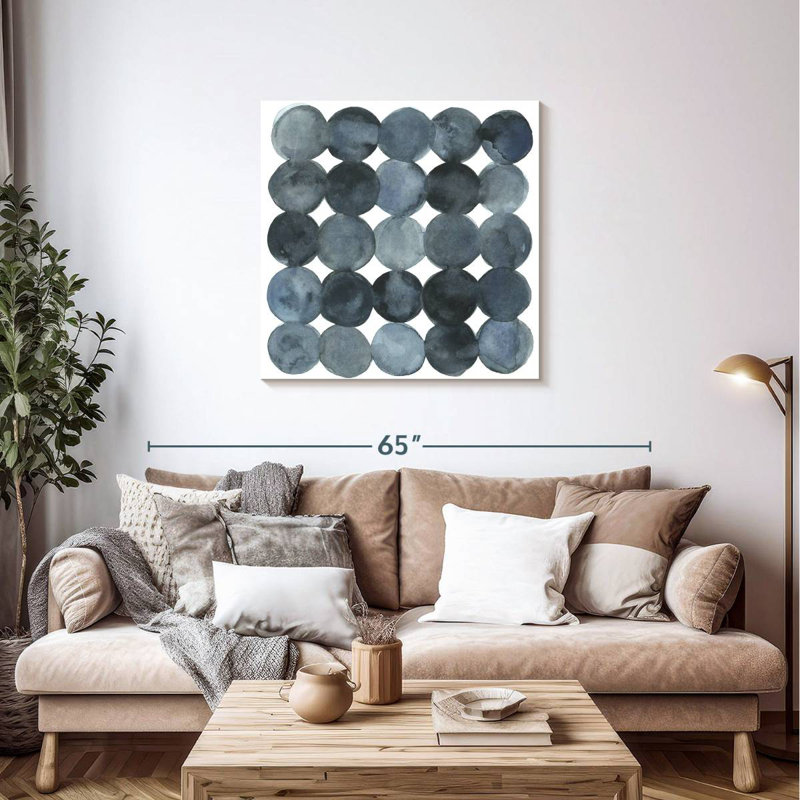 Avery bleu gris densité II, H 36 po x l 36 po