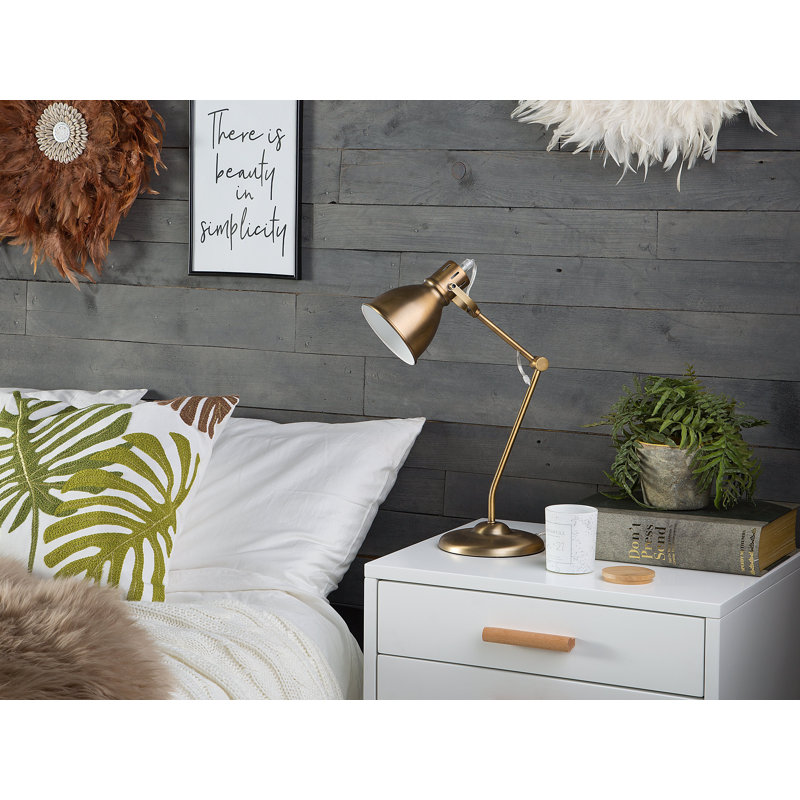 Admer Metal Desk Lamp, Brass