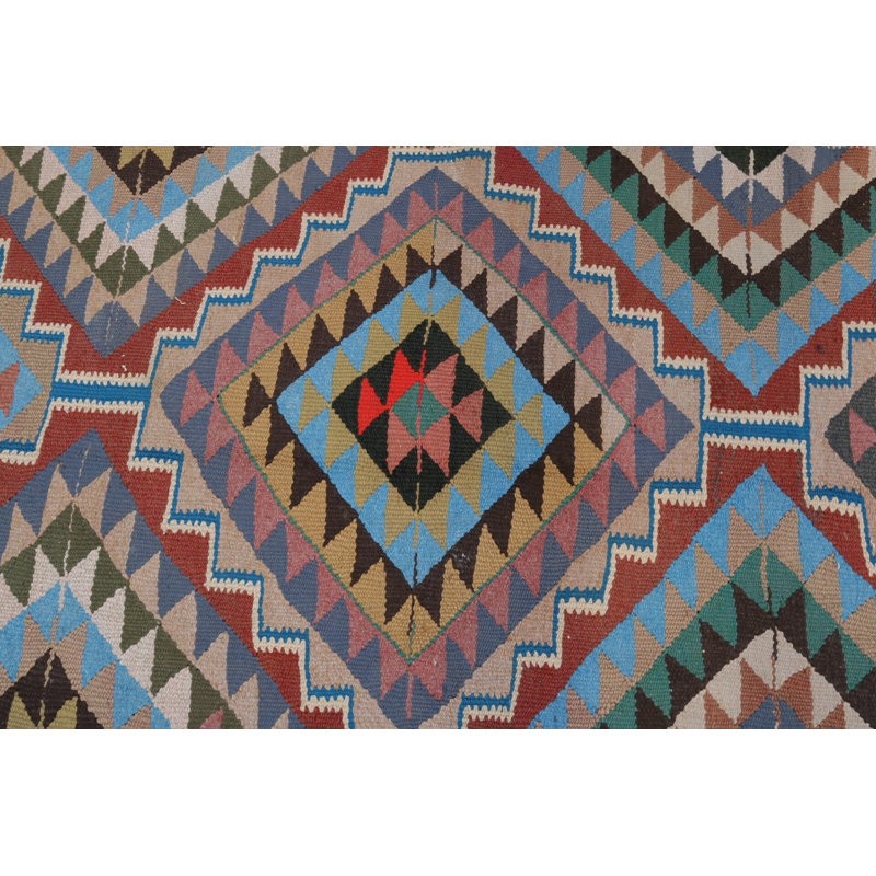 Tapis turc exquis avec des motifs géométriques éclatants pour la décoration intérieure