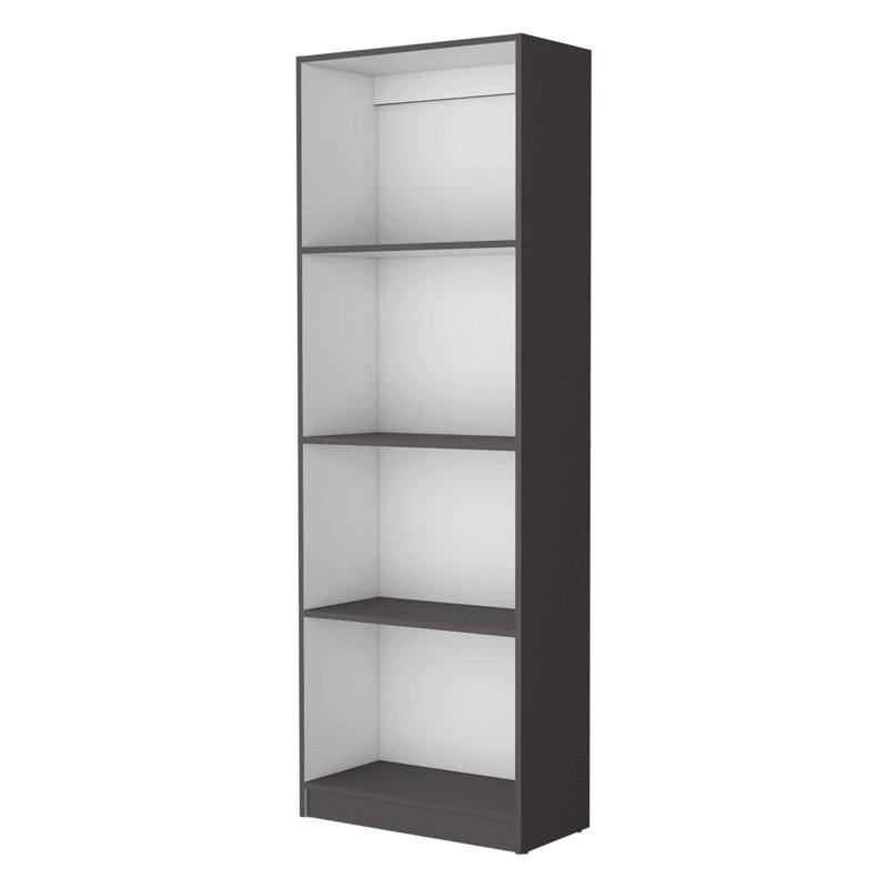 Bibliothèque Sutton, Gris Matt, (5 tablettes) H 71,1 po x l 24,7 po x P 11,7 po
