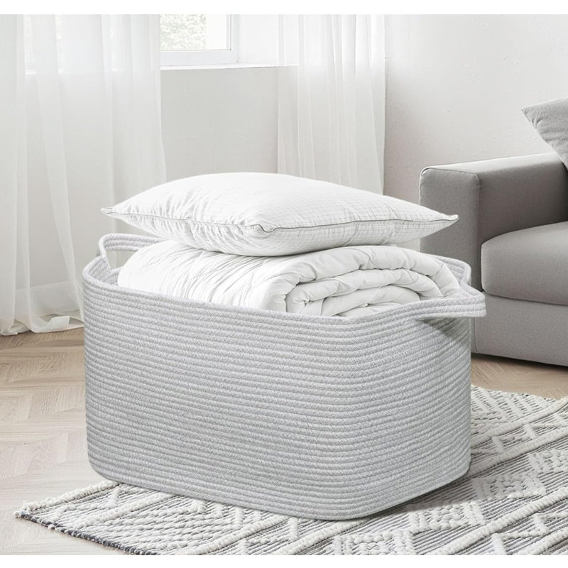 Laundry Hamper, Heathered/Grey