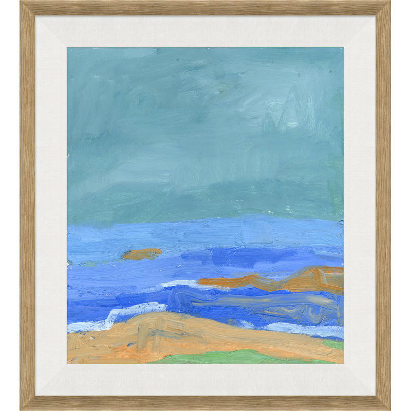 «Fabrication de vagues I», peinture sur toile
