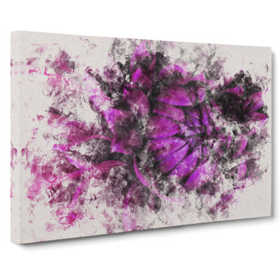 Purple Flower Vol.1 - Wrapped Canvas Print