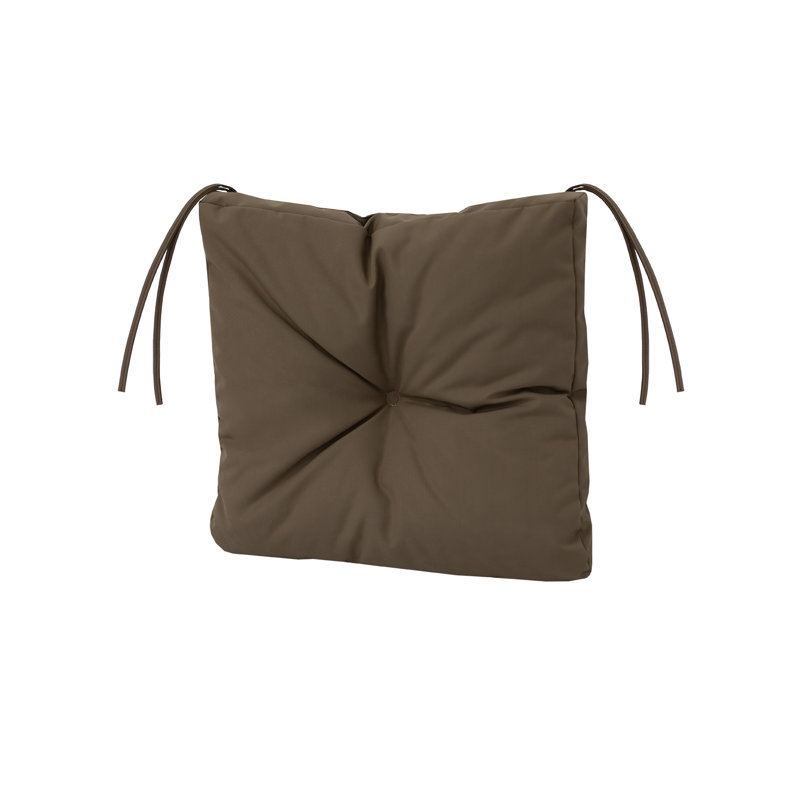 Coussin de siège d'intérieur / d'extérieur, Brun