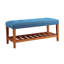 Banc en tissu et finition chêne Charla-1544513510
