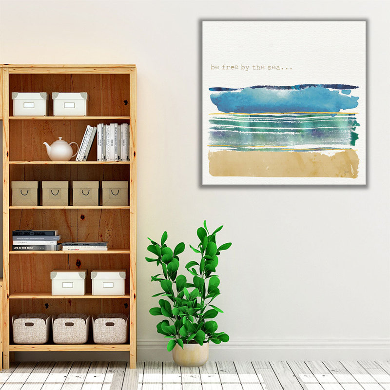 «By the Sea I», reproduction d'art sur toile, H 40 po x l 40 po