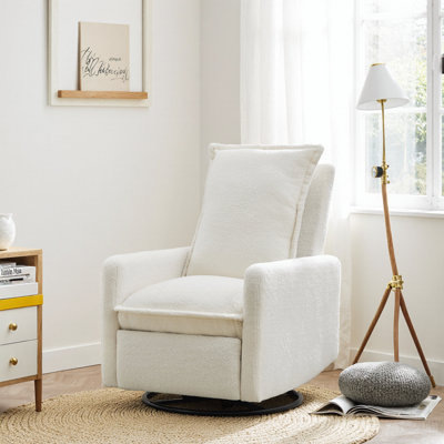 Fauteuil inclinable et pivotant à bascule Teddy