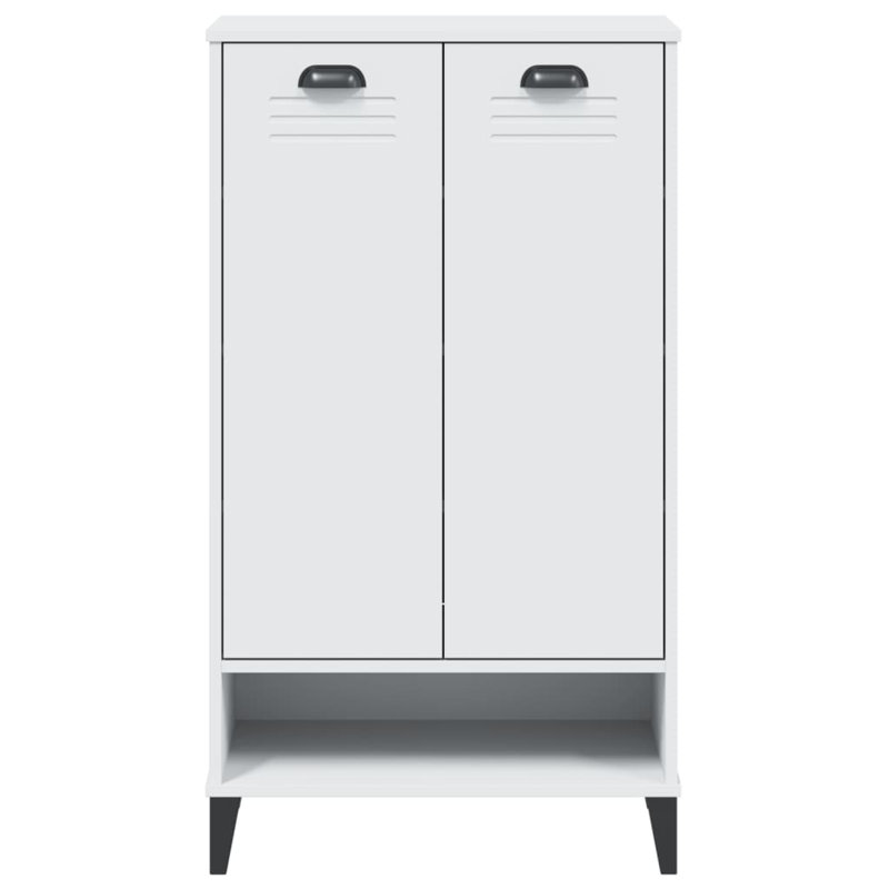 10 Pair Shoe Storage Cabinet, White