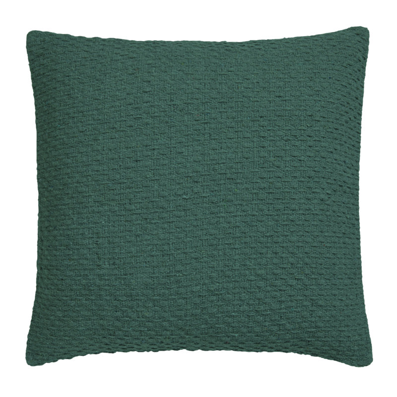 Pahokee Square Throw Pillow Cover, Green