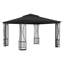 Mtsahovi 118" x 118" Steel Patio Gazebo-1973664229