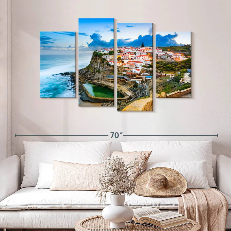 Marchelle Azenhas Do Mar Seascape, 32'' H x 52'' W