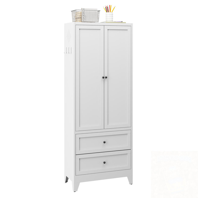 Garde-manger avec 2 tiroirs et tablettes réglables
