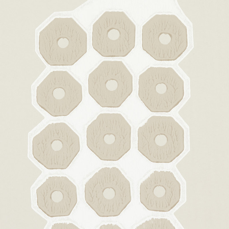 Schumacher x Neisha Crosland Hollywood Grape Wallpaper, Gesso
