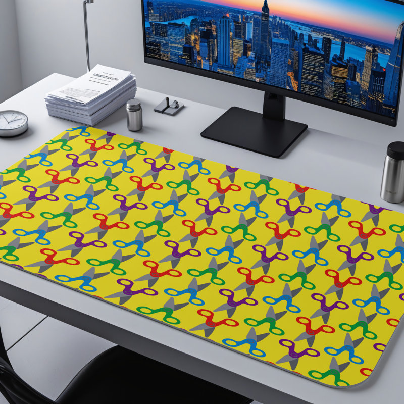 Polyester Desk Pad, 23.6x13.8