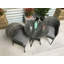 Lilia 2 - Person Patio Dining Set Round Table with Cushions Included