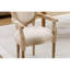 2 chaises de salle à manger en bois massif de style français 2 pièces