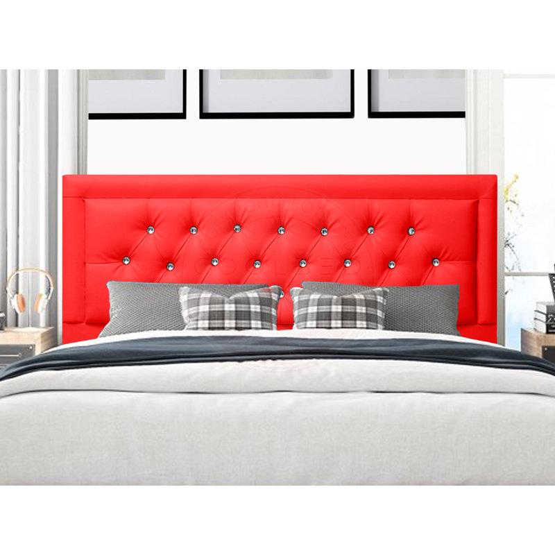 Lechlade Upholstered Headboard, Single (3'), Red