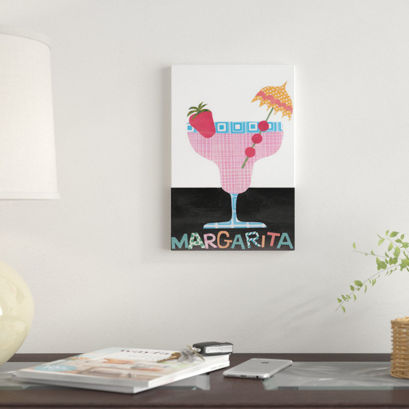 «Mix Me a Drink IV» par Regina Moore - impression sur toile tendue, H 12 po x l 8 po x P 0,75 po, Toile tendue, Pas de tapis
