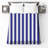 Blue White Stripes Bedding Stripes Bedspread Pattern-125167456