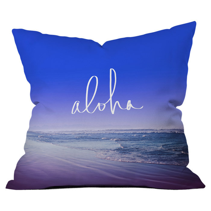 Aloha Beach Outdoor Throw Pillow