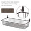 Ensemble de 2 paniers de rangement en métal Farmhouse Decor-255720141