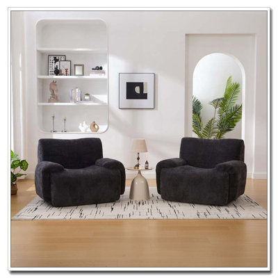Chaise d'appoint moderne rembourrée