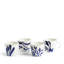 Royal Doulton 1815 Pacific Mug 13.5oz 2025 Mixed Patterns Blue, Set of 4