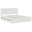  Bed Frame With Headboard White 120 X 190 Cm Solid Pine Wood-828341513-828341563
