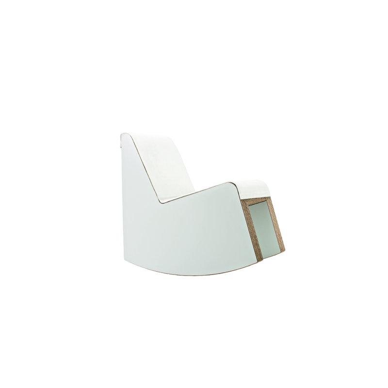 Fauteuil à bascule hession swing, Blanc