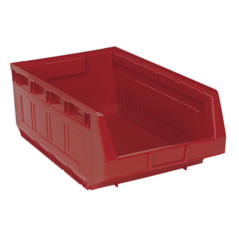 Rebrilliant Plastic Decorative Bin, Red