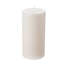 Unscented Pillar Candles 65 Hours Long Burning Christmas White,Flickering-Flame Effect