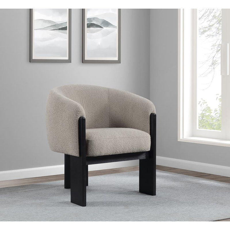Fauteuil d'appoint Ahmadzi, Beige