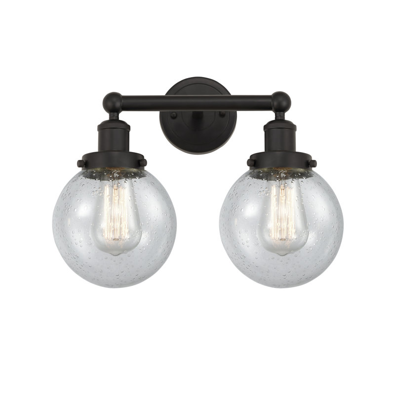 Alphonsa 2 - Light Dimmable Vanity Light, Mercury, Oil Rubbed Bronze